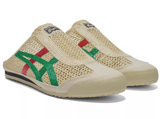 Onitsuka Tiger Mexico 66 Sabot  "Cream/Green/Red"
