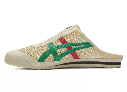 Onitsuka Tiger Mexico 66 Sabot  "Cream/Green/Red"