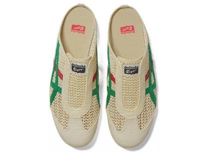 Onitsuka Tiger Mexico 66 Sabot  "Cream/Green/Red"