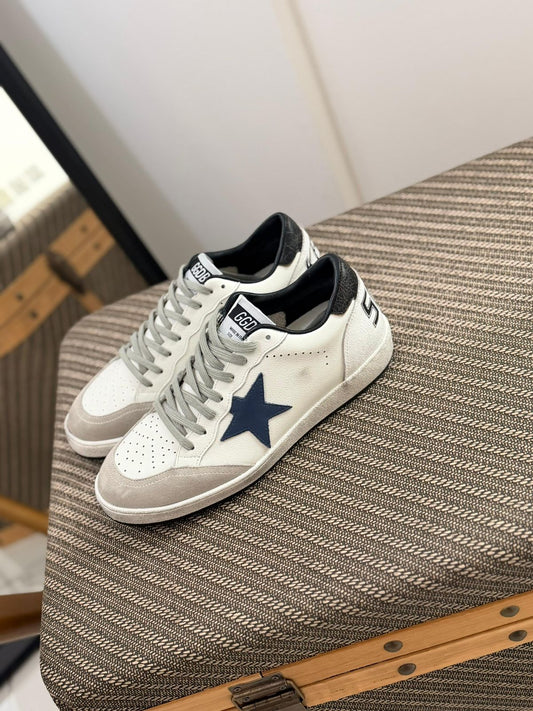 Golden Goose Ball Star "White/Blue"