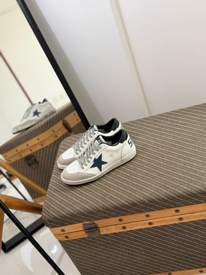 Golden Goose Ball Star "White/Blue"