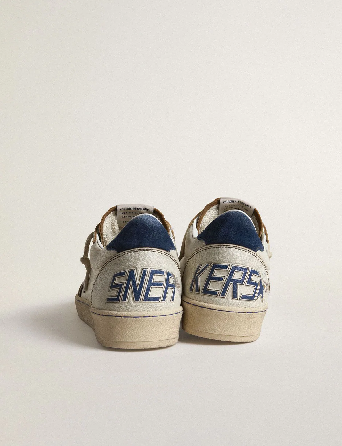 Golden Goose Deluxe Brand Ball Star Sneakers "Brown/White/Blue"