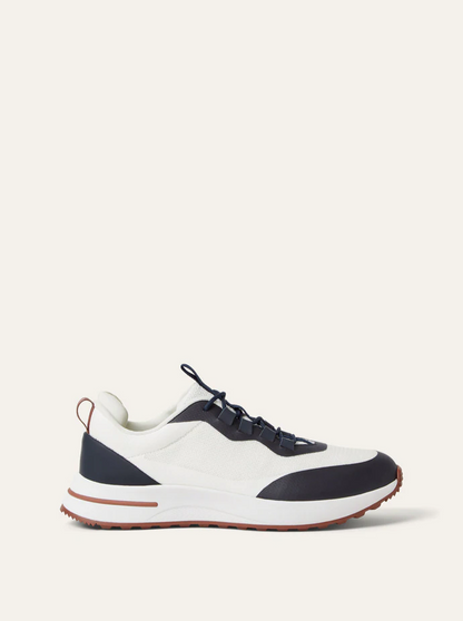 Loro Piana Men's Week_End Walk Sneakers "Black/White"