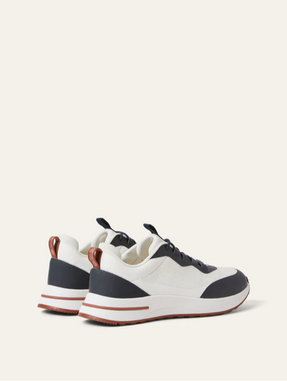 Loro Piana Men's Week_End Walk Sneakers "Black/White"