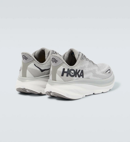 Hoka Clifton 9 Running Shoes "Grey/Black"