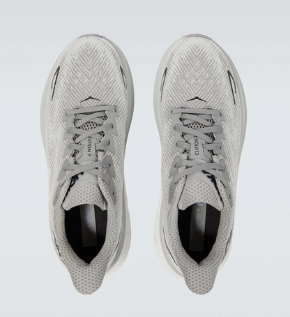 Hoka Clifton 9 Running Shoes "Grey/Black"