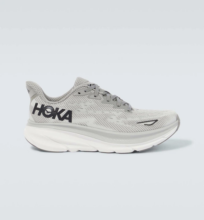 Hoka Clifton 9 Running Shoes "Grey/Black"