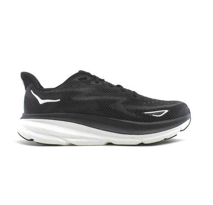 Hoka One One Clifton 9 Sneakers "Black/White"