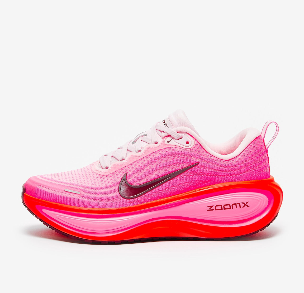 Nike Women's Vomero Plus Sneakers "Pink/ Burgundy Crush/ Bright Crimson"