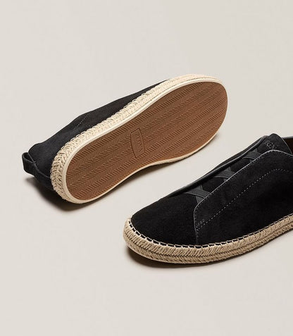Zegna Triple Stitch Espadrilles "Black"