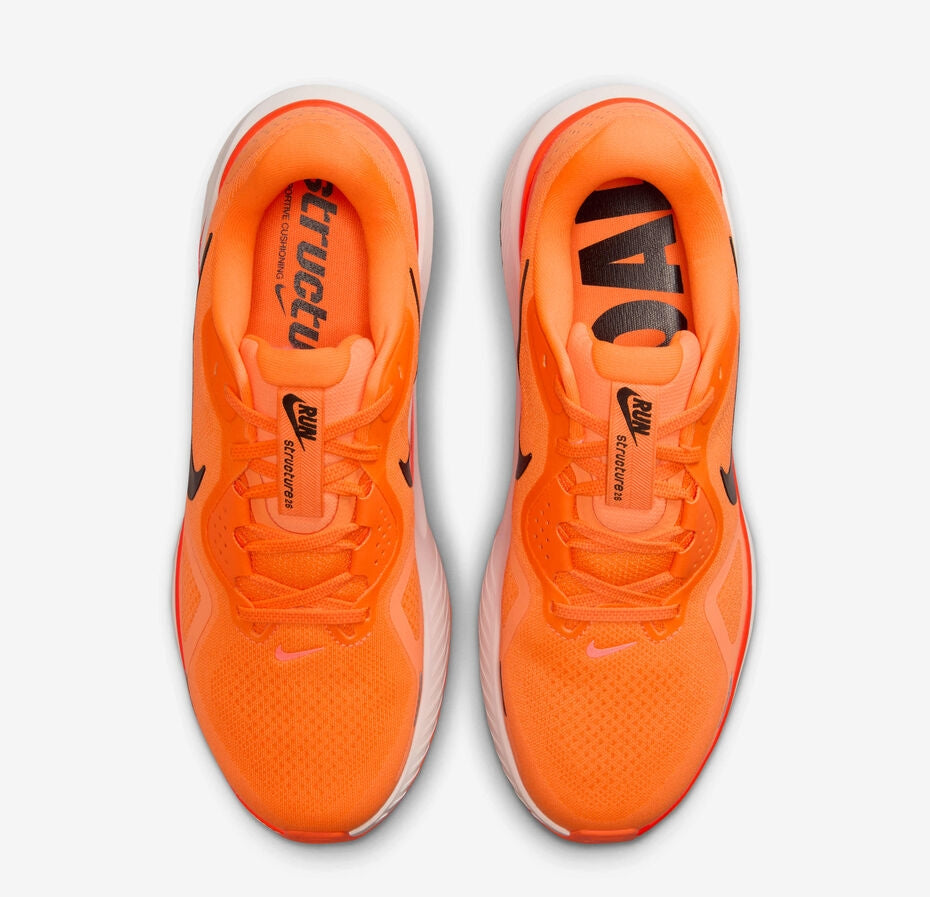 Nike Structure 26 Road Running Shoes "Orange/Black"