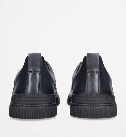 Zegna Triple Stitch Sneakers "Black"