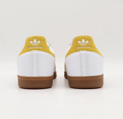 Adidas x Sporty & Rich Samba OG Sneakers "White/Gold"