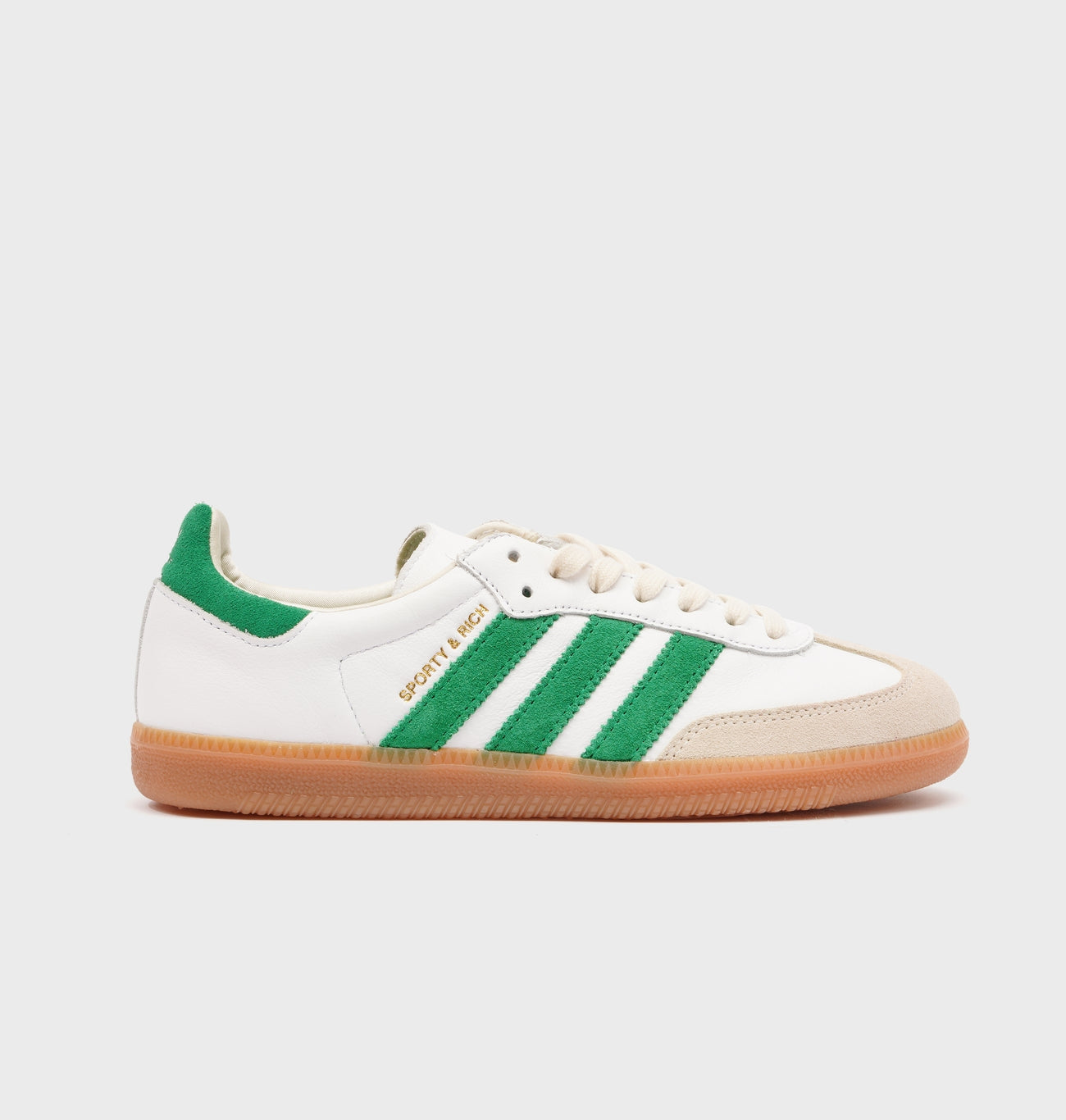 Adidas x Sporty & Rich Samba OG Sneakers "White/Green"