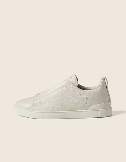 ZEGNA Triple Stitch Monte Sneakers "White"