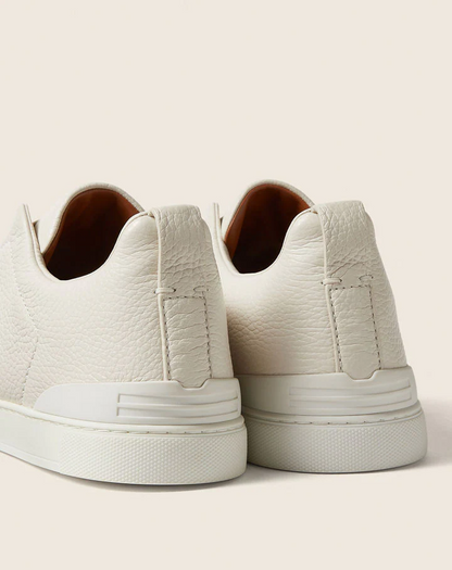 ZEGNA Triple Stitch Monte Sneakers "White"