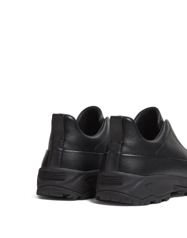 ZEGNA Triple Stitch Monte Sneakers "Black"