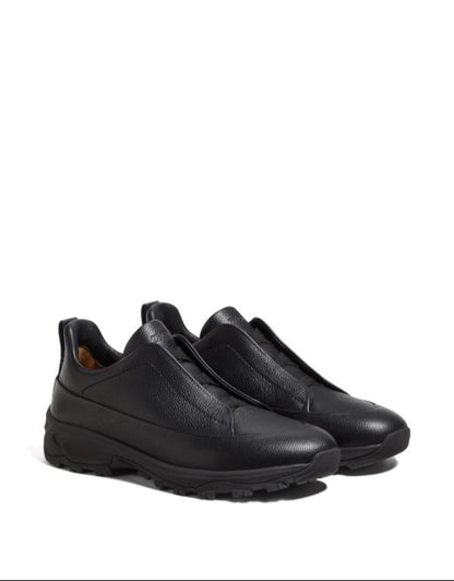 ZEGNA Triple Stitch Monte Sneakers "Black"