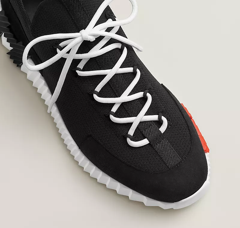 Hermès Lift slip-on Sneakers "Black/white"