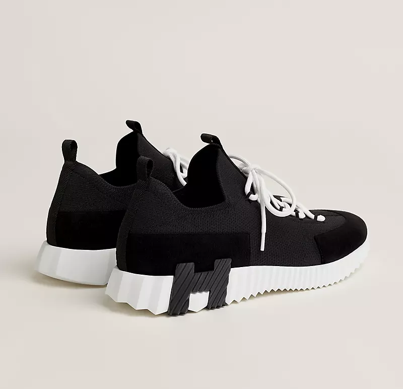 Hermès Lift slip-on Sneakers "Black/white"