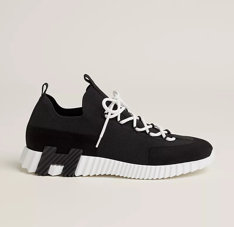 Hermès Lift slip-on Sneakers "Black/white"