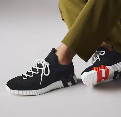 Hermès Lift slip-on Sneakers "Black/white"