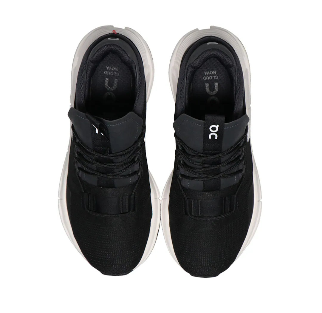 On Running Cloudnova Sneakers "Black /White"