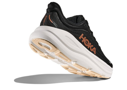 Hoka Bondi 9 "Black/Rose Gold"