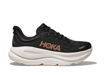 Hoka Bondi 9 "Black/Rose Gold"