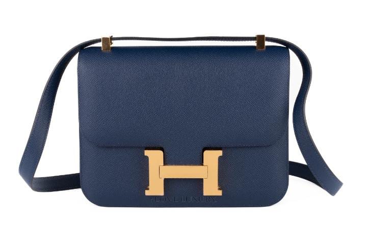 Hermès Constance Bag "Navy Blue"