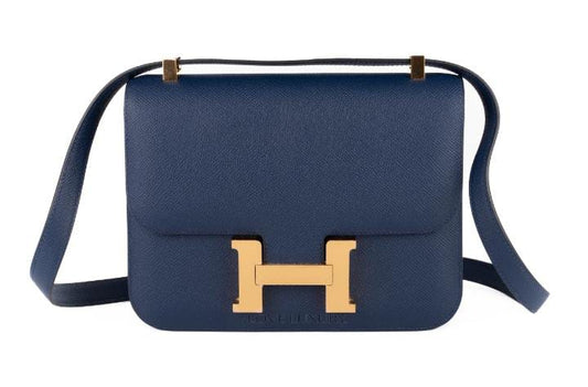 Hermès Constance Bag "Navy Blue"