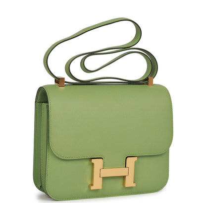 Hermès Constance Bag "Light Green"