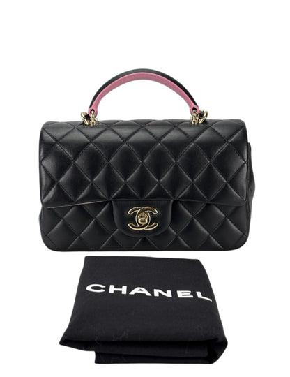 Chanel 23P Mini Rectangular Flap Bag "Black"