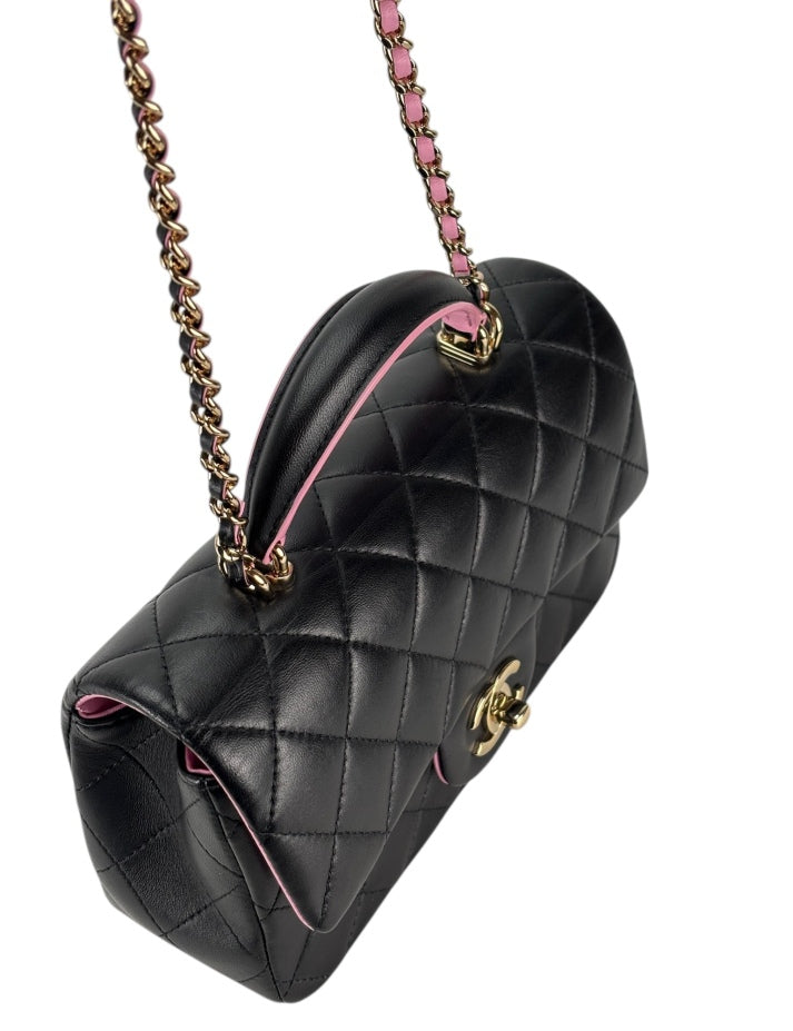 Chanel 23P Mini Rectangular Flap Bag "Black"
