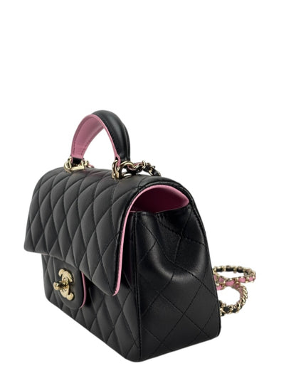 Chanel 23P Mini Rectangular Flap Bag "Black"