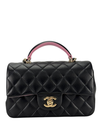 Chanel 23P Mini Rectangular Flap Bag "Black"