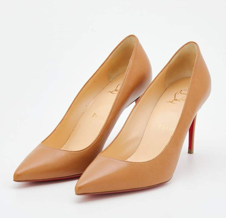 Christian Louboutin Kate leather Pumps "Beige"
