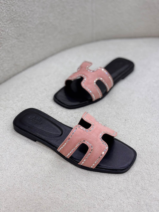 Hermès Oran sandals
 "Pink"
