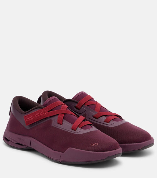 On x Zendaya Cloudnova Moon sneakers "Fig/Fig" colorway