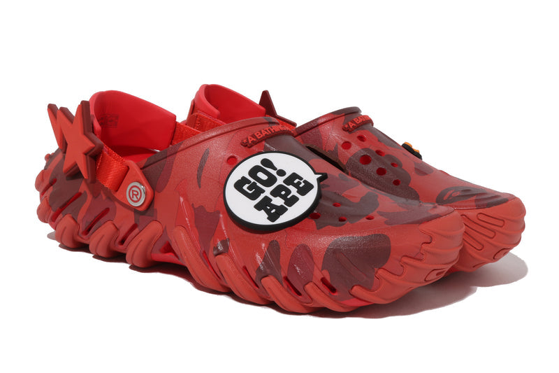 BAPE x Crocs Echo RO Clog "Red"