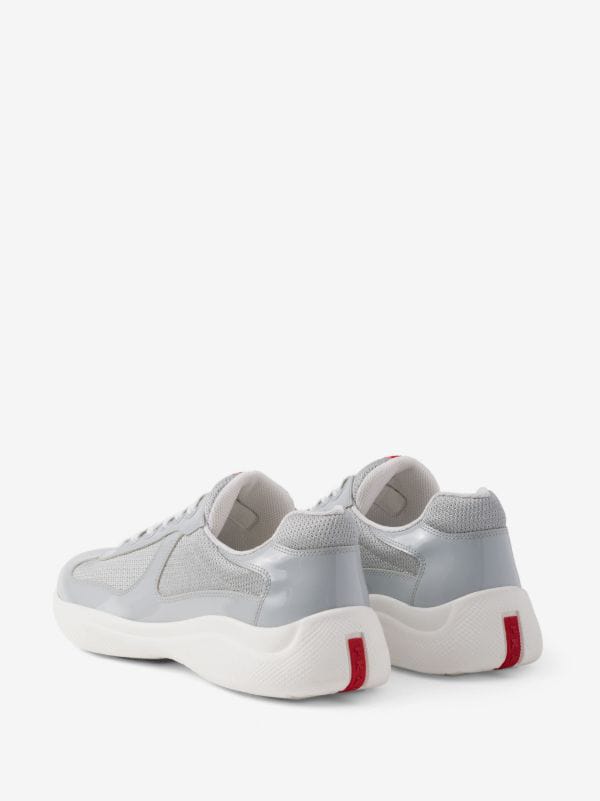 Prada America's Cup Sneakers "Silver"