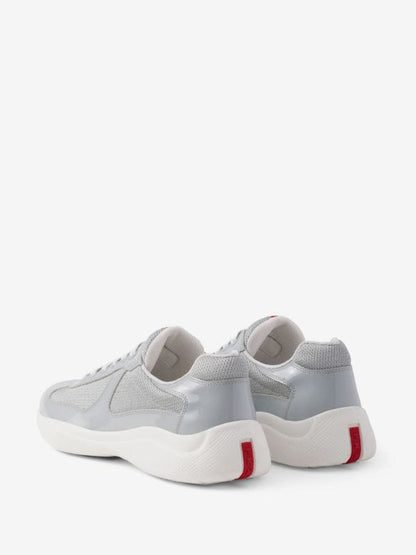 Prada America's Cup Sneakers "Silver"