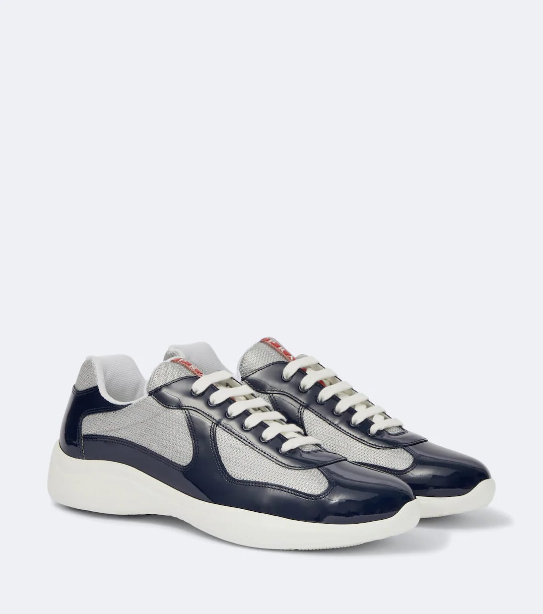 Prada America's Cup Sneakers "Blue/Silver"