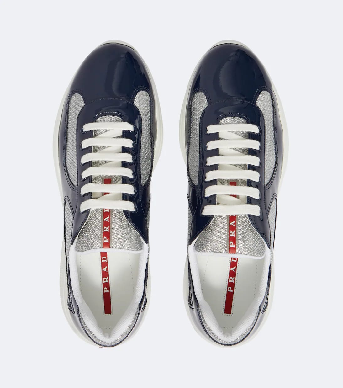 Prada America's Cup Sneakers "Blue/Silver"