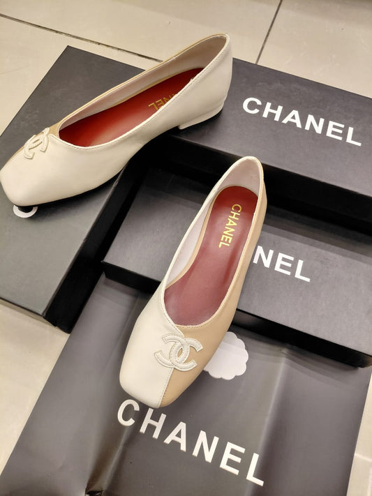 Chanel flat Shoes "Beige/Cream"
