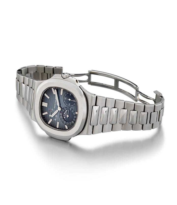 Patek Philippe Nautilus 5712/1A Stainless Steel Moon Phase
 "Silver/Blue"