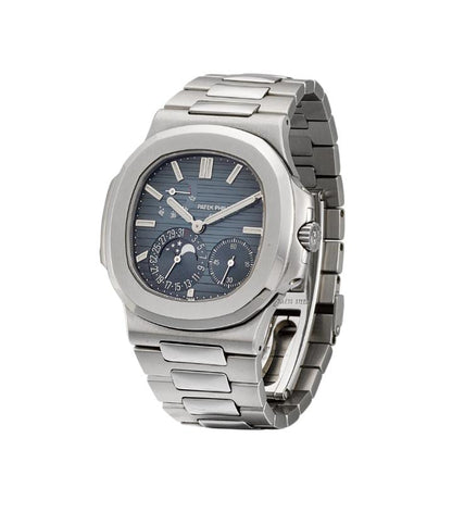Patek Philippe Nautilus 5712/1A Stainless Steel Moon Phase
 "Silver/Blue"