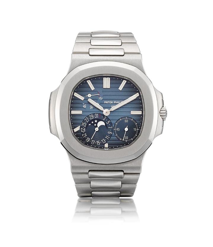 Patek Philippe Nautilus 5712/1A Stainless Steel Moon Phase
 "Silver/Blue"