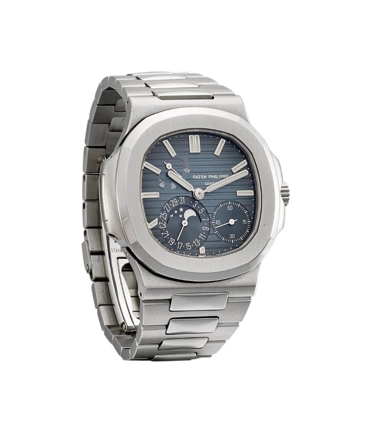 Patek Philippe Nautilus 5712/1A Stainless Steel Moon Phase
 "Silver/Blue"