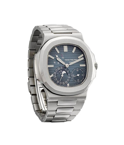 Patek Philippe Nautilus 5712/1A Stainless Steel Moon Phase
 "Silver/Blue"